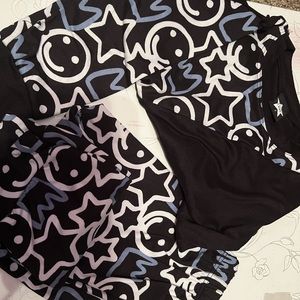 Smile faces sweat suit